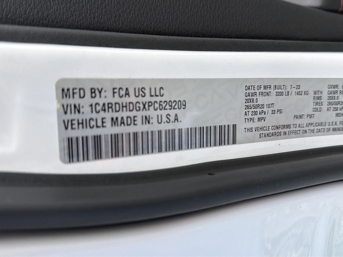 Used 2023 White Knuckle Clearcoat Dodge GT image 42