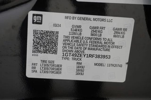 Used 2024 Onyx Black GMC AT4X image 45