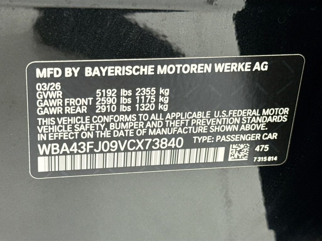New 2027 Black Sapphire Metallic BMW 530i image 34
