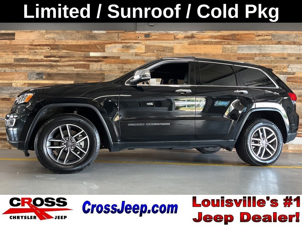 Used 2021 Diamond Black Jeep Limited image 1