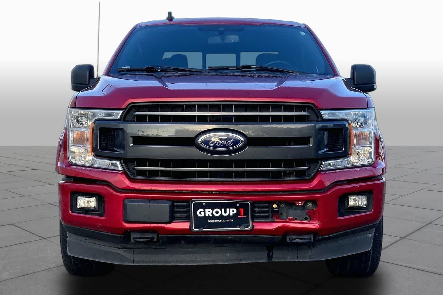 Used 2020 Rapid Red Metallic Tinted Clearcoat Ford XLT image 4