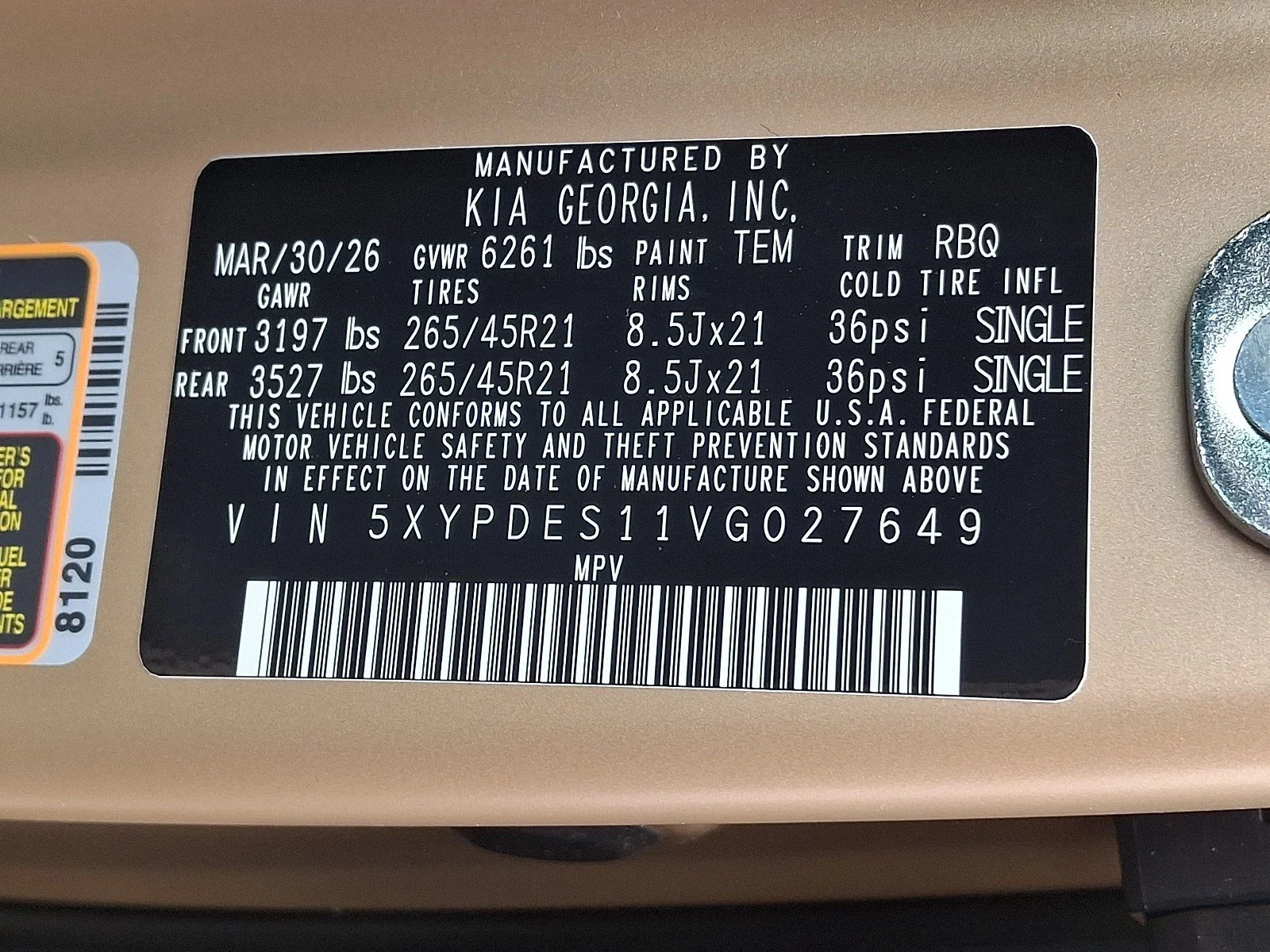 New 2027 Terrain Brown Matte Kia X-Line SX image 13