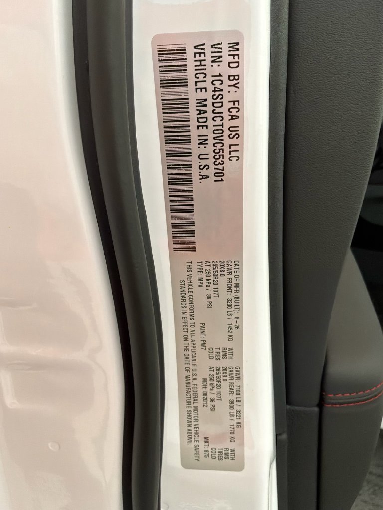 New 2027 White Knuckle Clear-Coat Paint Dodge GT image 35