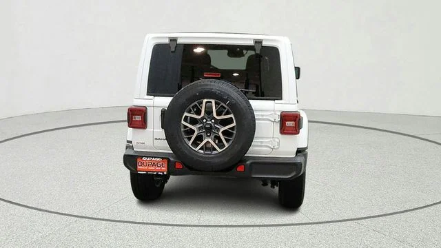 New 2026 Bright White Clear-Coat Exterior Paint Jeep Sahara image 8