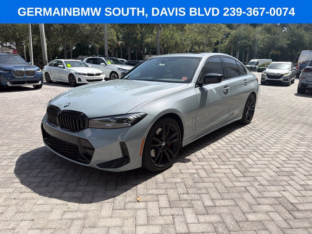 Certified Used 2023 Gray Metallic BMW 330i image 2