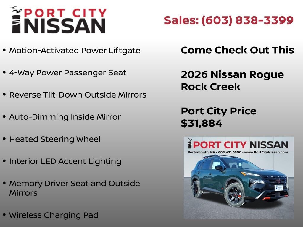 New 2026 Obsidian Green Pearl Nissan Rock Creek® image 13