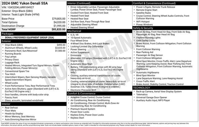Certified Used 2024 Black GMC Denali image 26