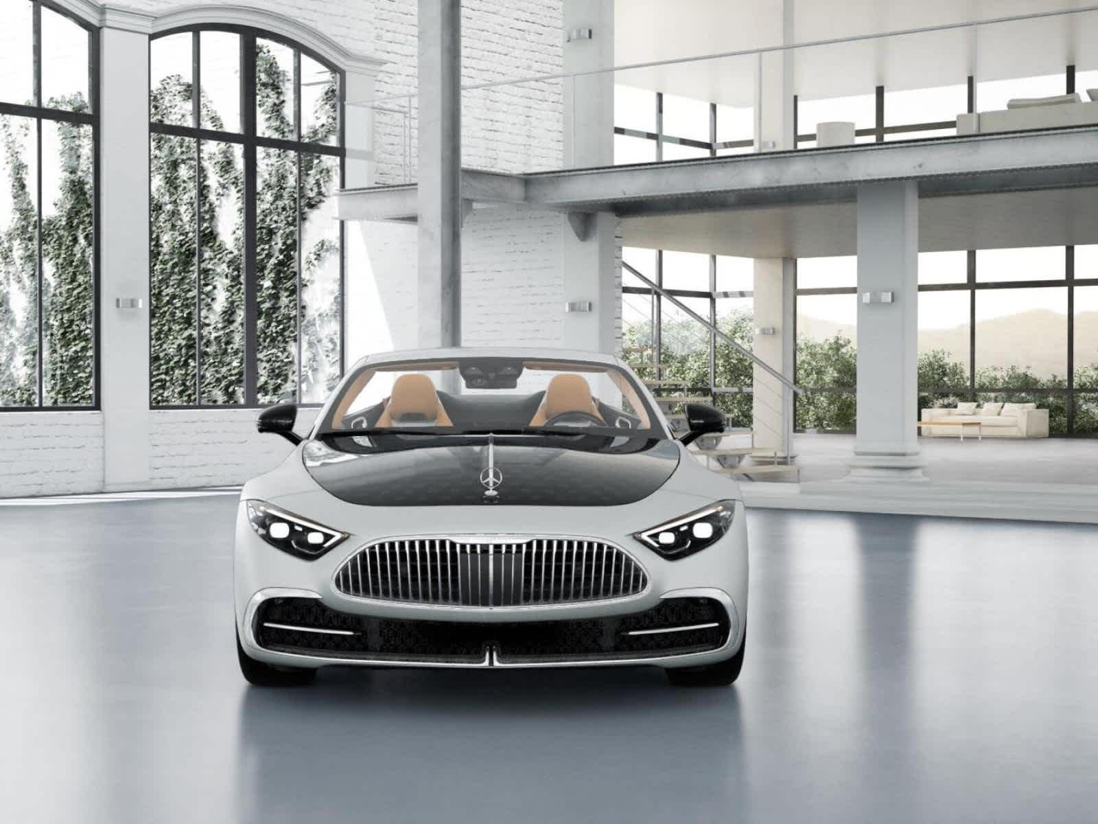 New 2027 MANUFAKTUR Moonlight White Magno Mercedes-Benz Maybach SL 680 Monogram Series image 7