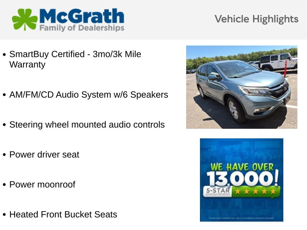 Used 2016 Blue Honda EX image 6