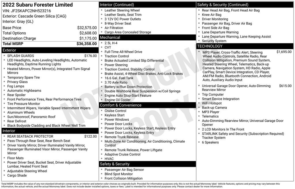 Certified Used 2022 Green Subaru Limited image 26