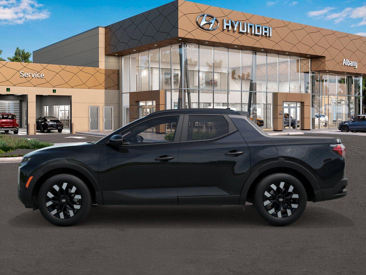 New 2026 Black Hyundai SEL AWD image 3