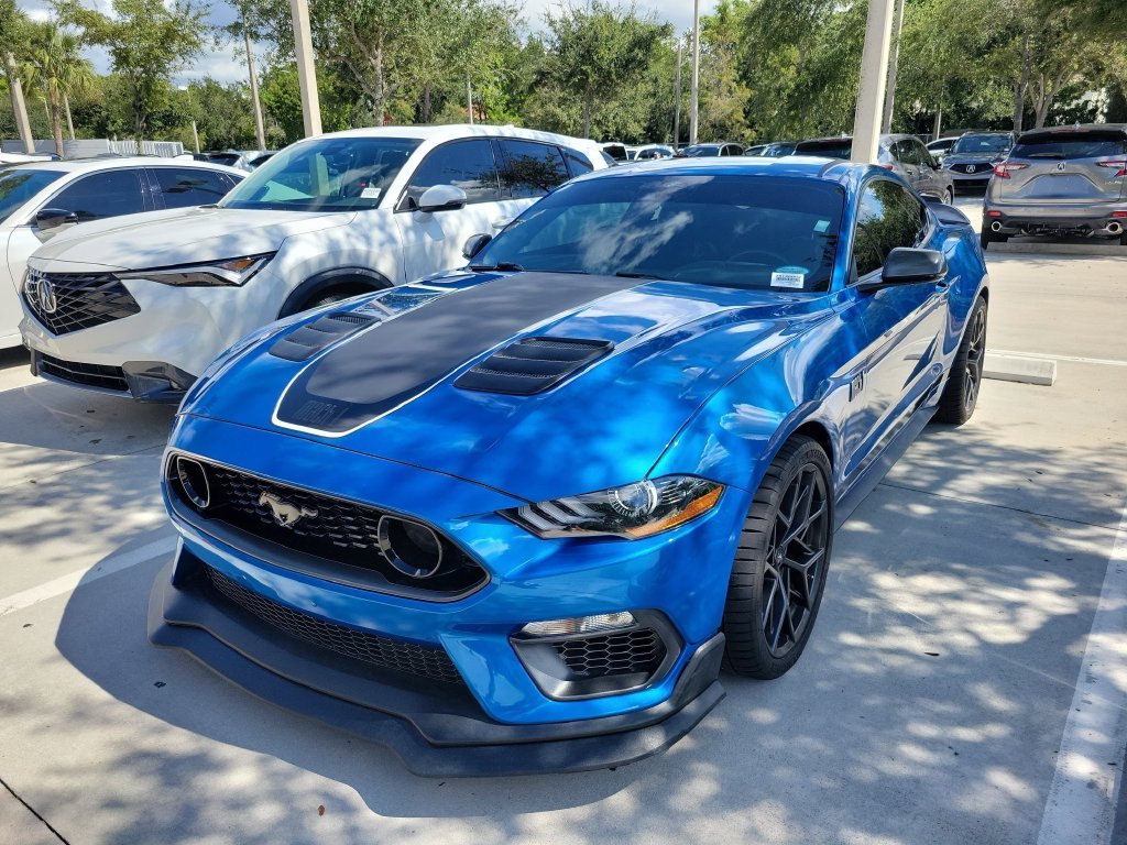 Used 2021 Blue Ford Mach 1 image 3