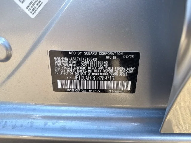 New 2026 ICE SILVER METALLIC Subaru Sport image 19