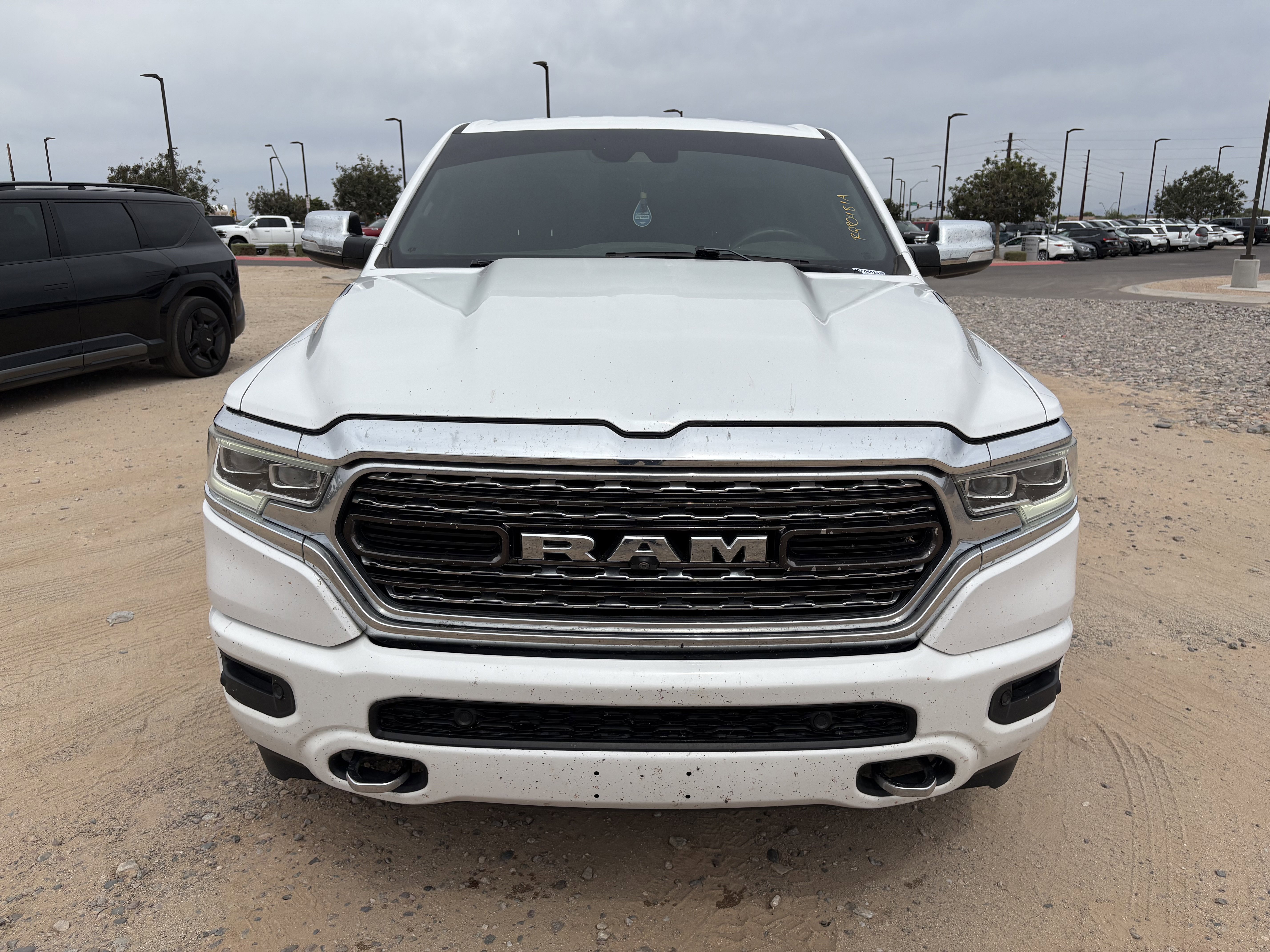 Used 2020 Ivory White Tri-Coat Pearlcoat Ram Limited image 8
