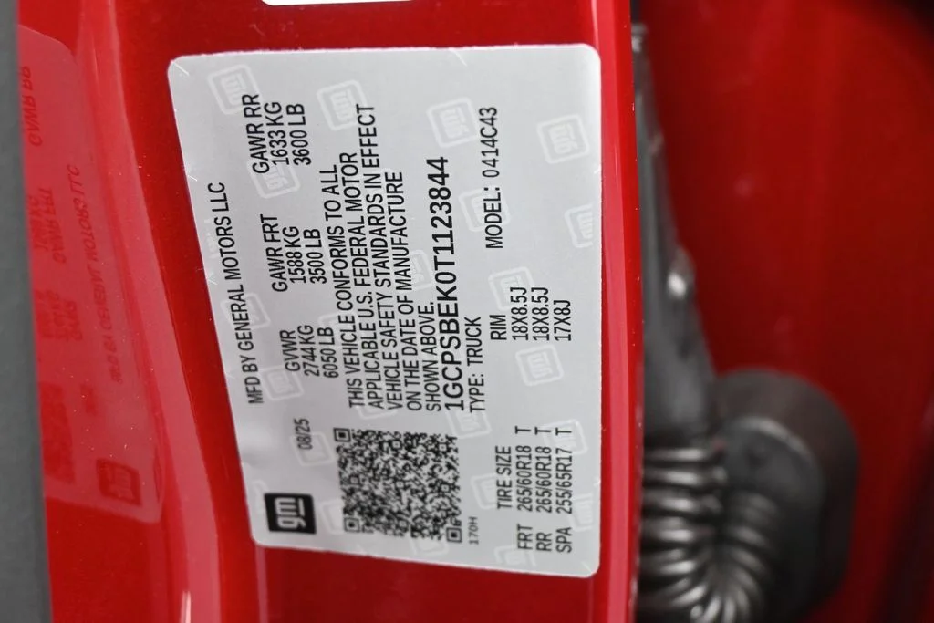 Used 2026 Radiant Red Tintcoat Chevrolet Work Truck image 15