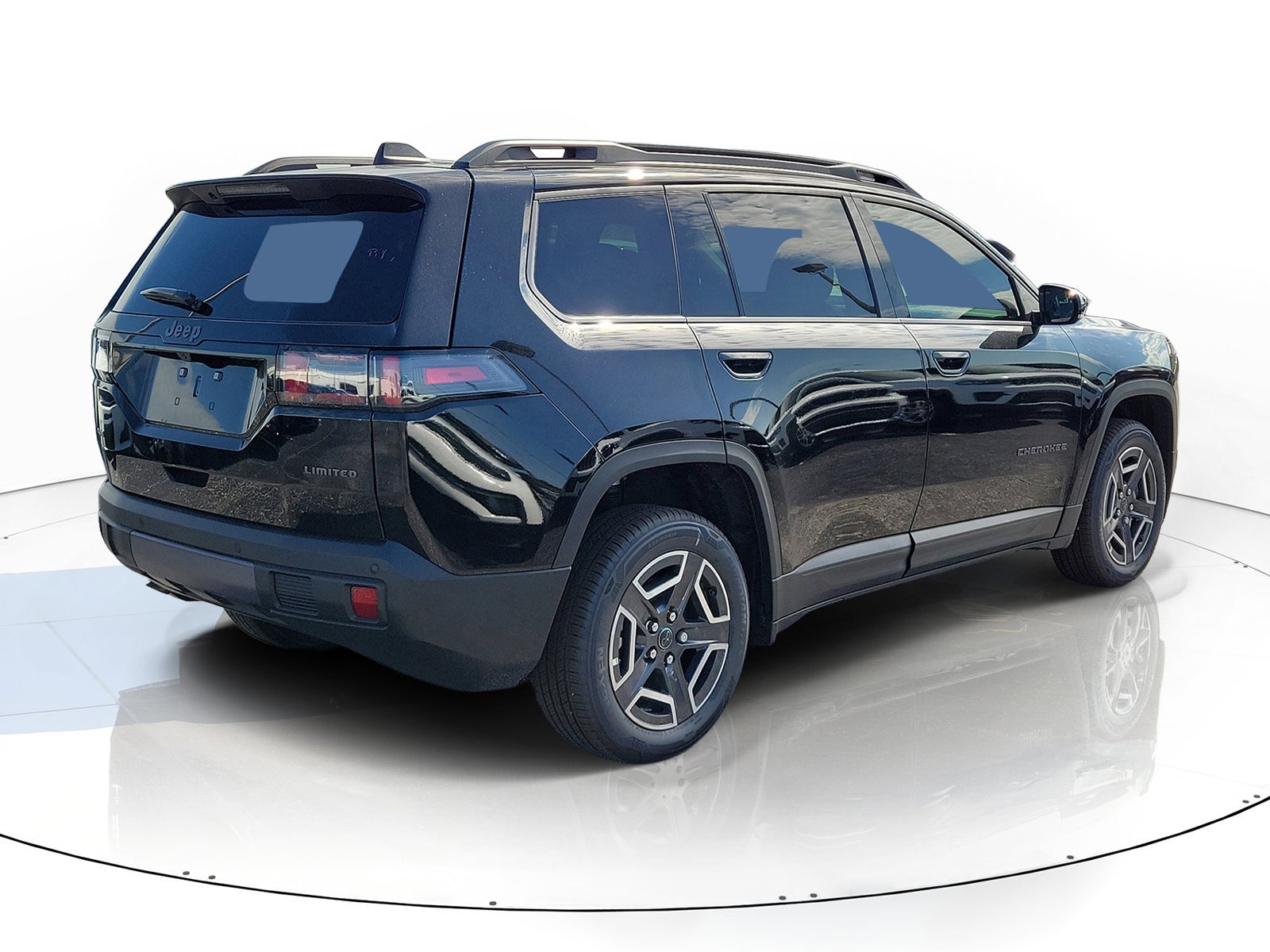 New 2026 Diamond Black Crystal Pearl-Coat Exterior Paint Jeep Limited image 3