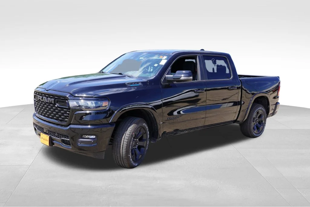 New 2026 Diamond Black Crystal Pearl-Coat Exterior Paint RAM Big Horn image 7