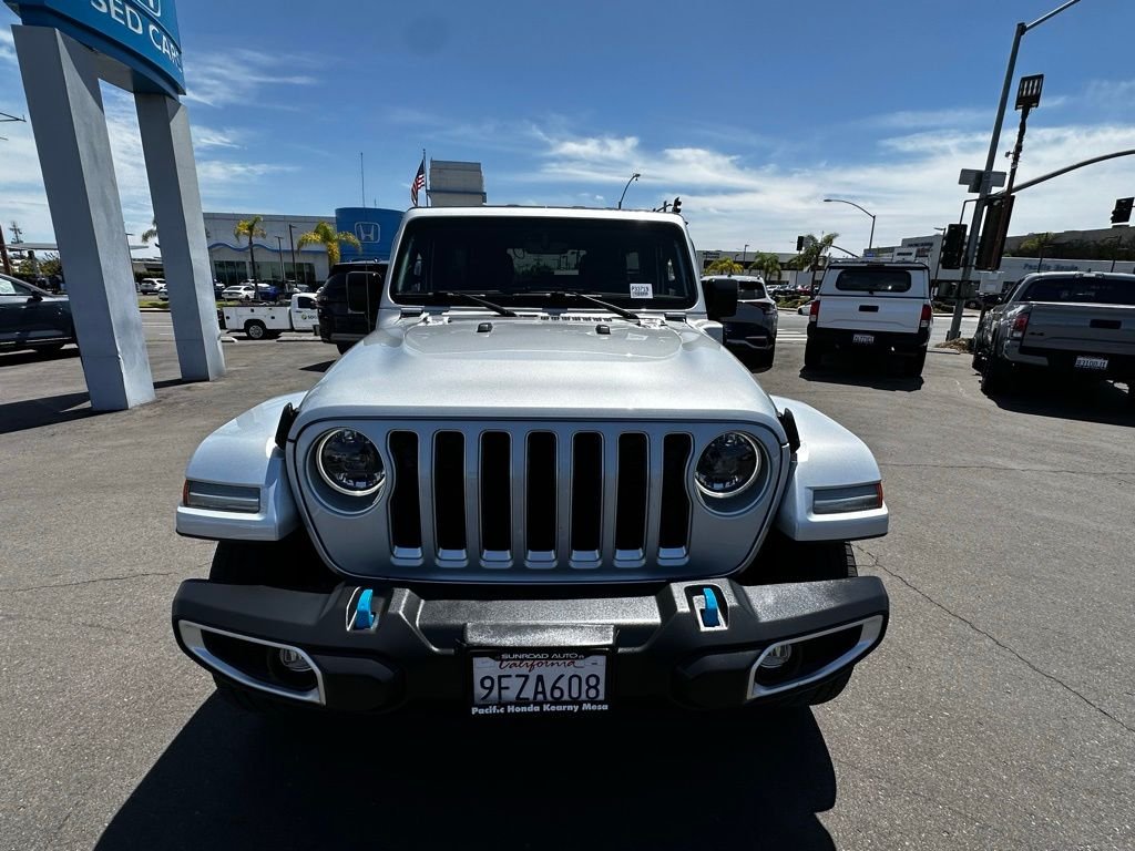 Used 2023 Silver Jeep Sahara 4xe image 3