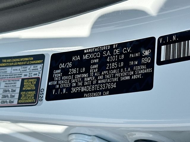 New 2026 Snow White Pearl Kia GT-Line image 33