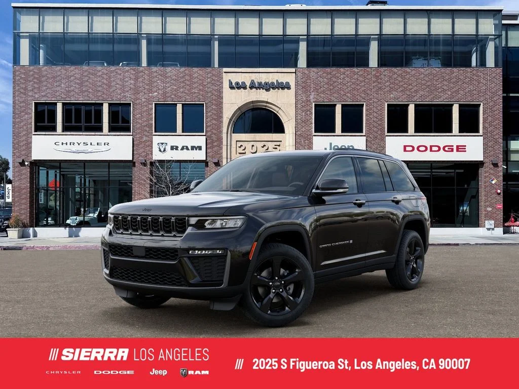 New 2026 Diamond Black Crystal Pearlcoat Jeep Limited image 1