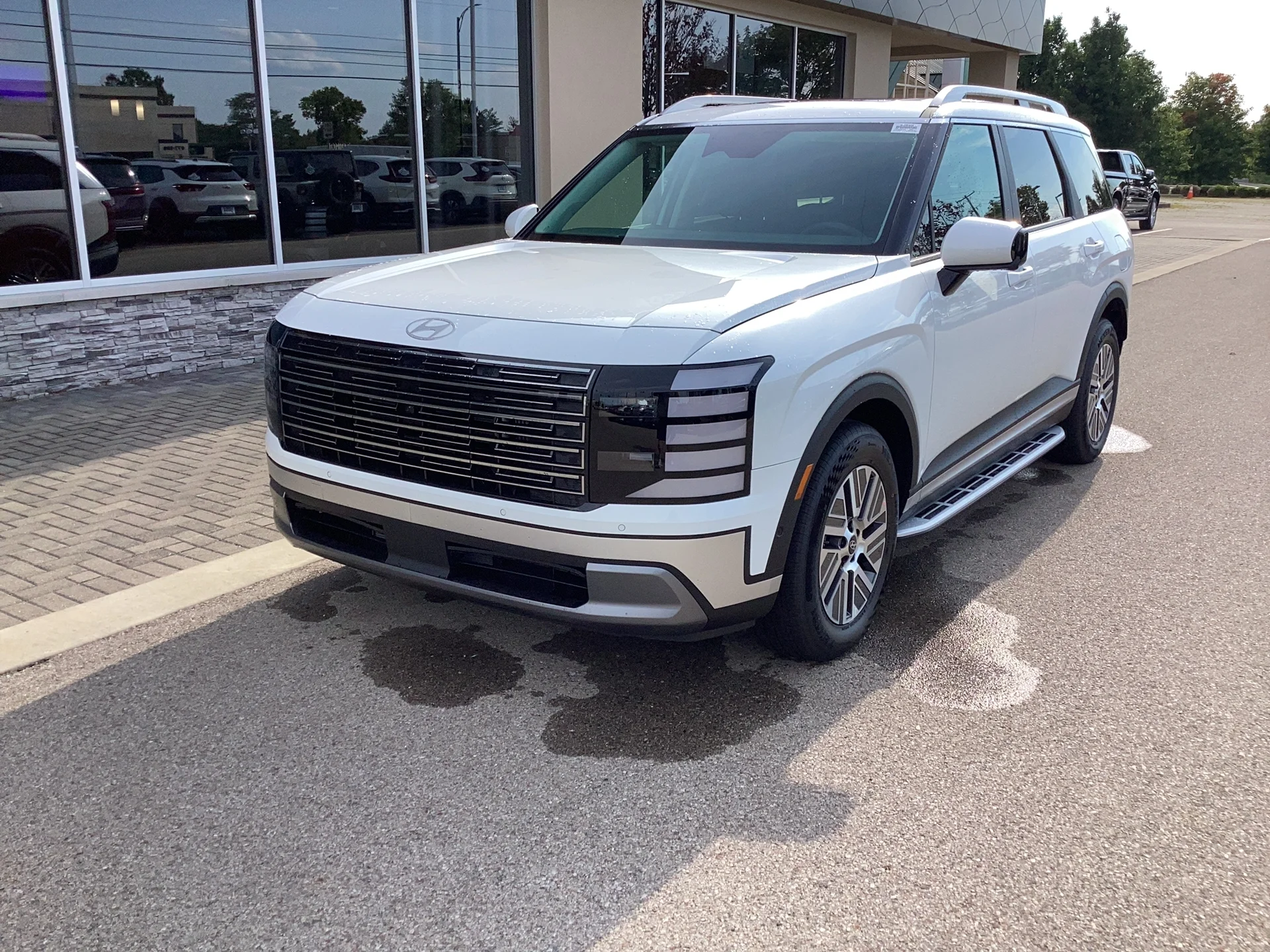 New 2026 Creamy White Pearl Hyundai SEL Premium 7P image 1