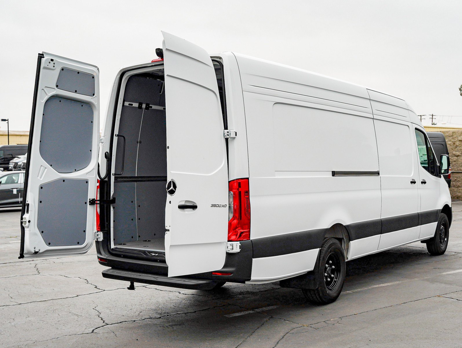 New 2026 Arctic White Mercedes-Benz 3500XD High Roof I4 Diesel HO 170 Extended RWD image 8