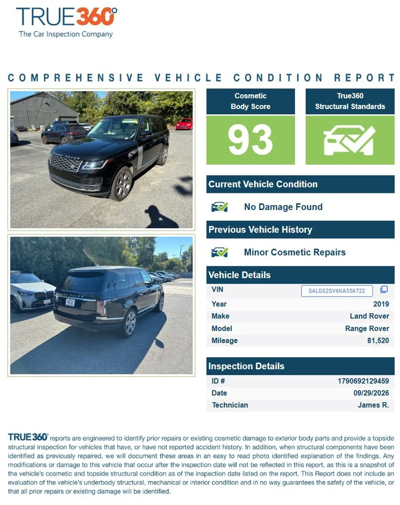 Certified Used 2019 Black Land Rover 3.0L V6 Supercharged HSE image 53
