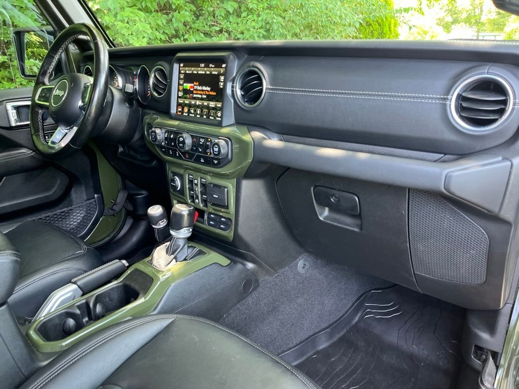 Used 2021 Green Clearcoat Jeep Overland image 47