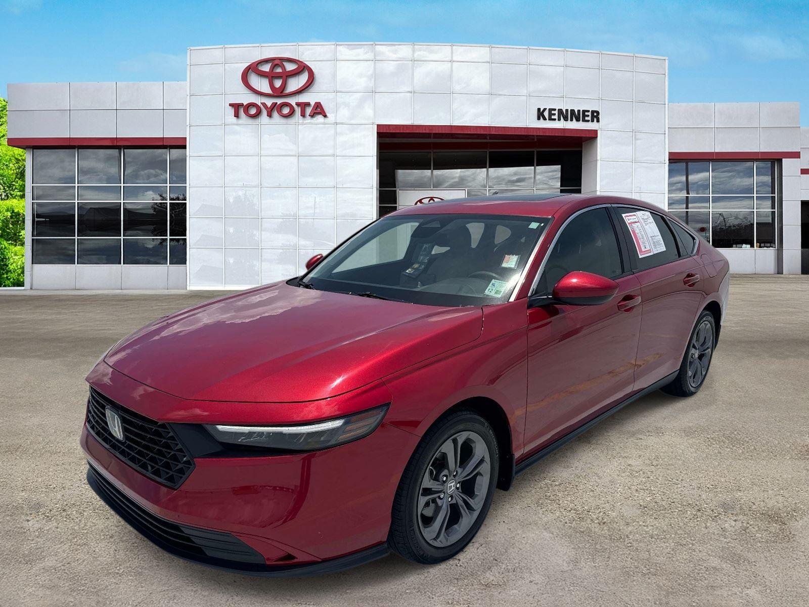 Used 2024 Radiant Red Metallic Honda EX image 3