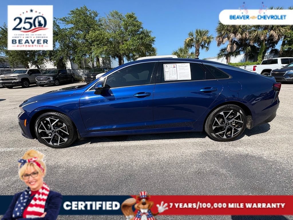 Used 2025 Blue Kia EX image 4