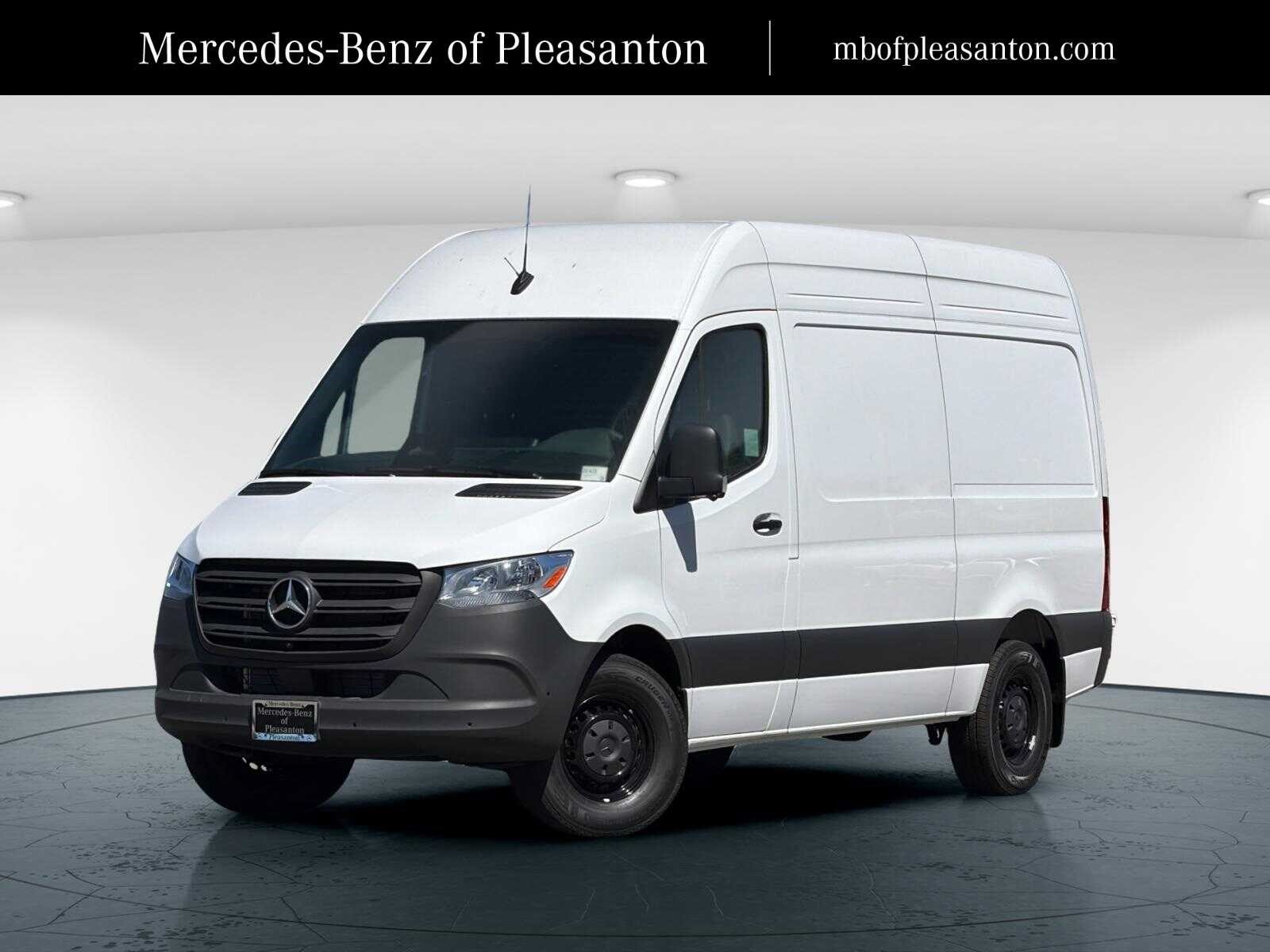 New 2026 Arctic White Mercedes-Benz 2500 High Roof SO Diesel 144 WB Ranger Shelving image 1