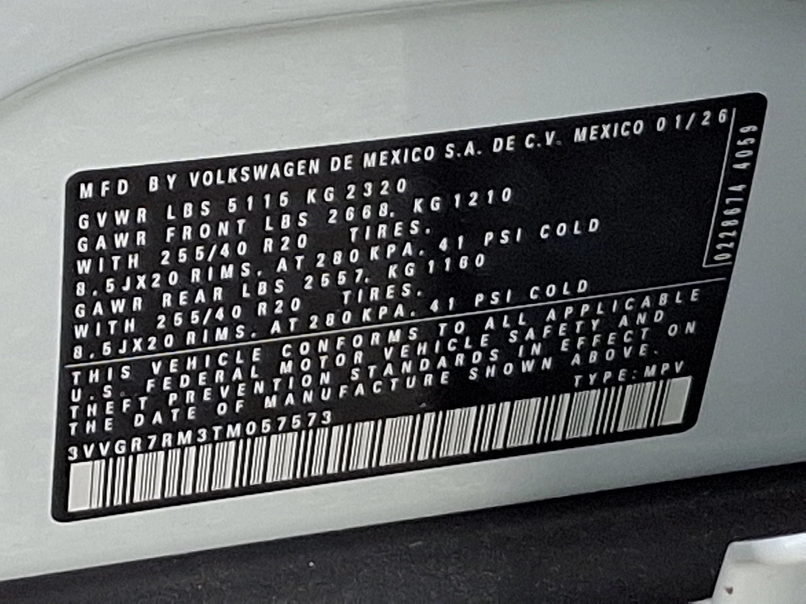 New 2026 Opal White Pearl Volkswagen SE R-Line Black image 20