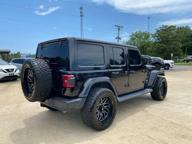 Used 2020 Black Jeep Unlimited Sahara image 6