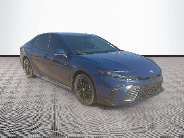 Certified Used 2025 Blue Toyota SE image 1