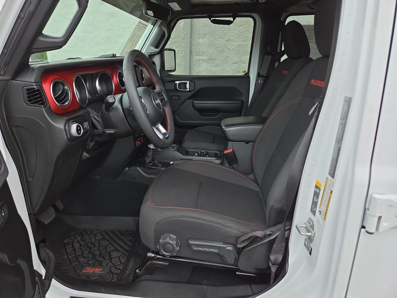Used 2023 Bright White Clearcoat Jeep Rubicon image 10