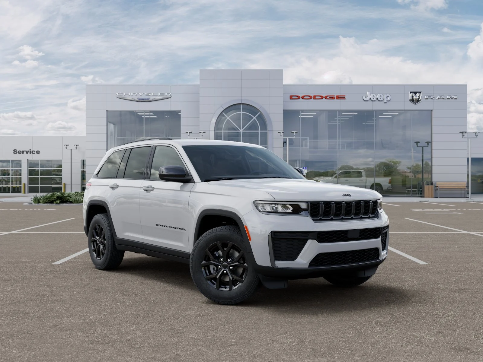 New 2026 Bright White Clear-Coat Exterior Paint Jeep Altitude image 31