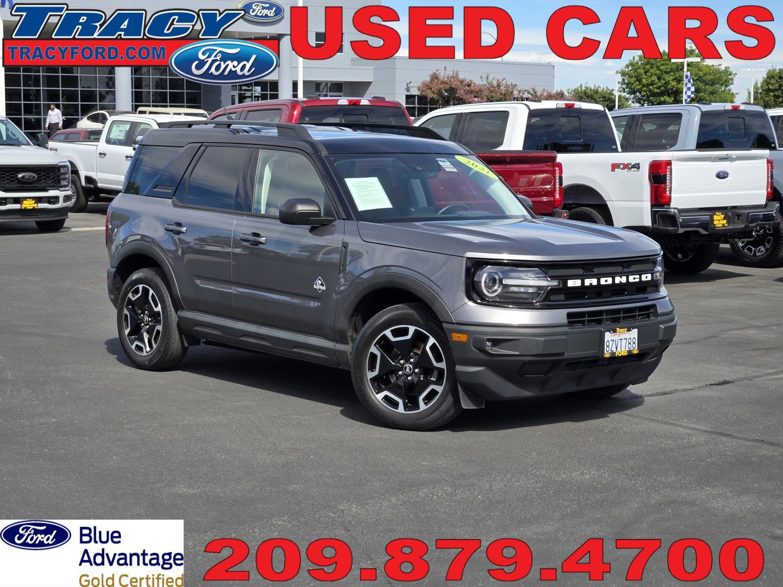Certified Used 2021 Gray Ford Outer Banks image 1