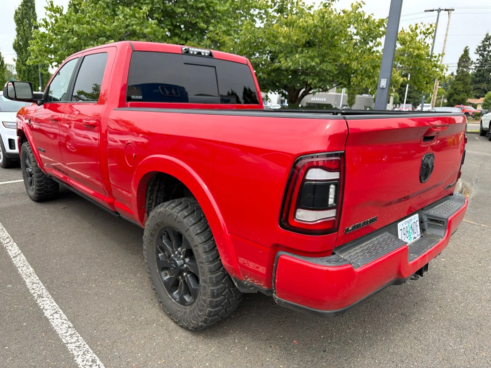 Used 2020 Flame Red Clearcoat Ram Laramie image 6