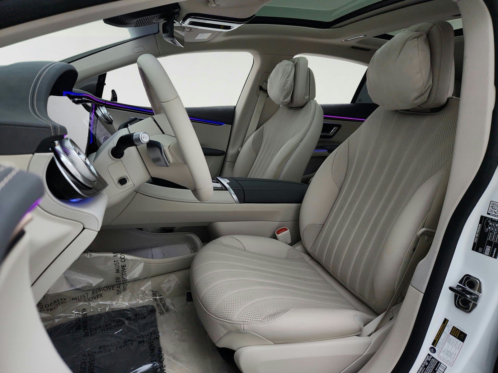Certified Used 2024 Polar White Mercedes-Benz EQS 450+ image 17