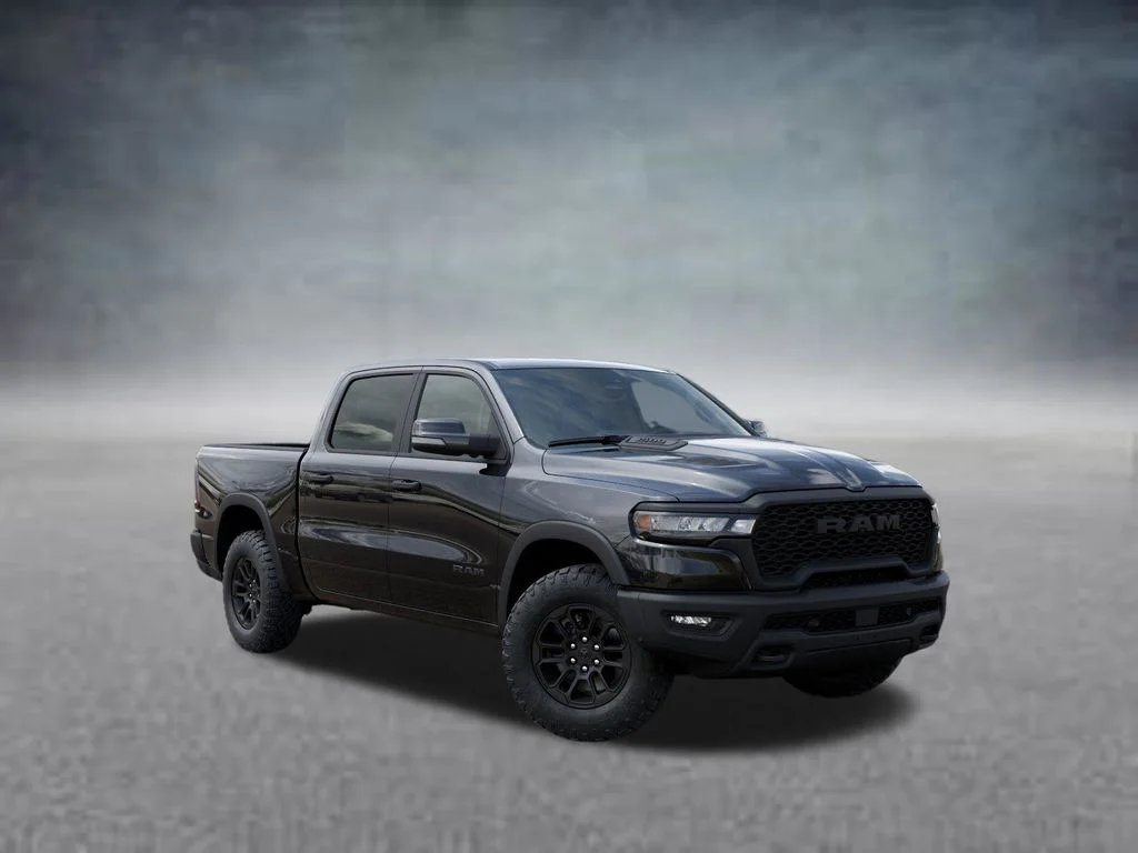 New 2026 Diamond Black Crystal Pearl-Coat Exterior Paint RAM Rebel image 5