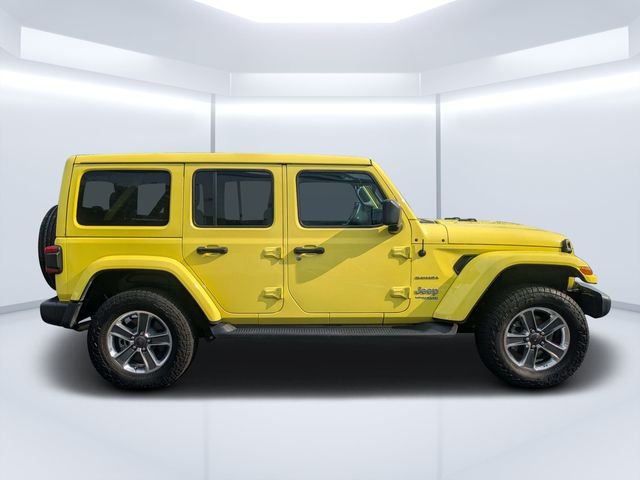 Used 2022 Yellow Jeep Unlimited Sahara 4xe image 2