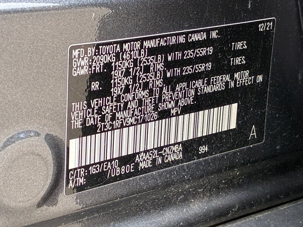 Used 2021 Gray Toyota XLE Premium image 39
