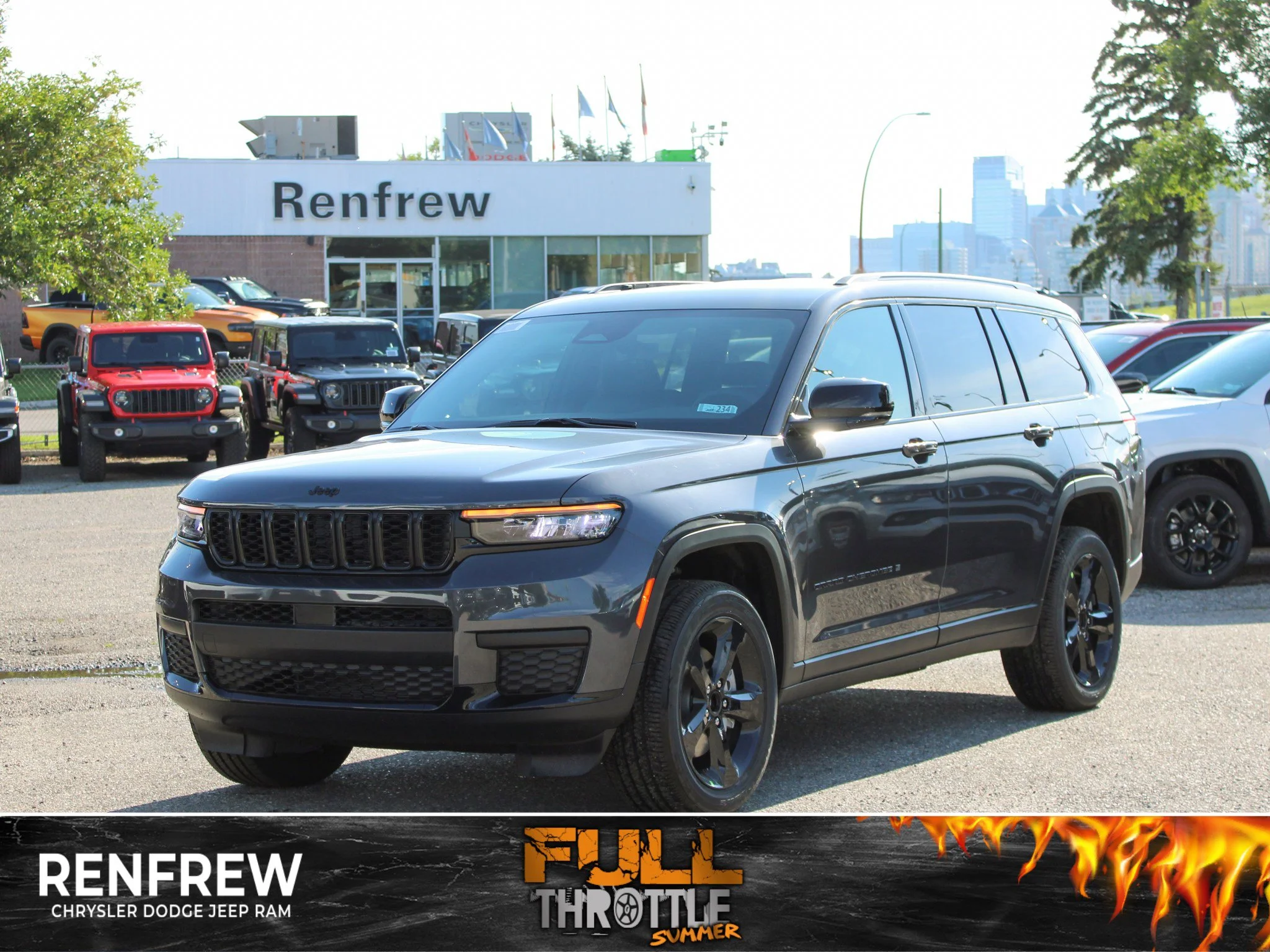 New 2025 Grey Jeep Altitude* 4x4, Sunroof, Heated Leather/Wheel image 1