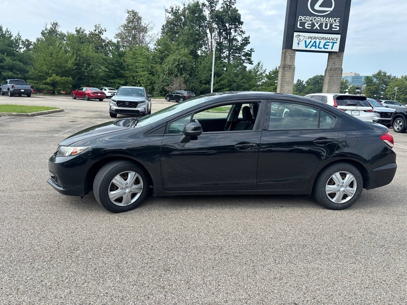 Used 2013 Crystal Black Pearl Honda LX image 4