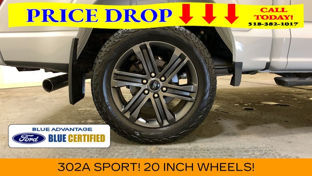 Certified Used 2022 White Metallic Ford XLT image 16