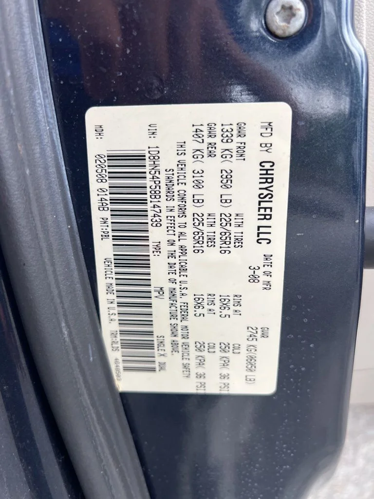 Used 2008 Modern Blue Pearlcoat Dodge SXT image 14