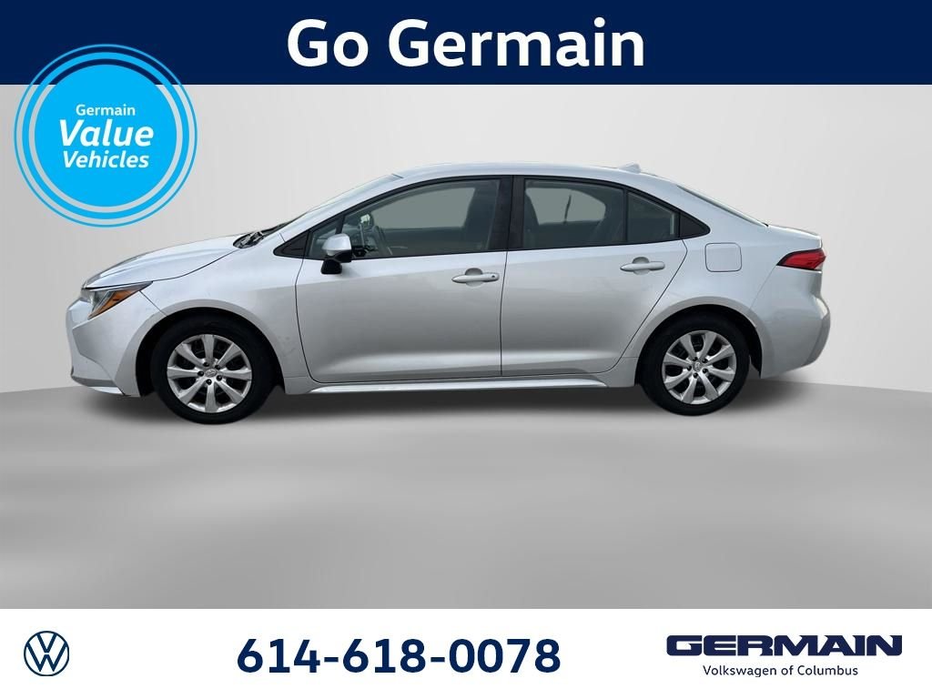 Used 2020 Silver Toyota LE image 3