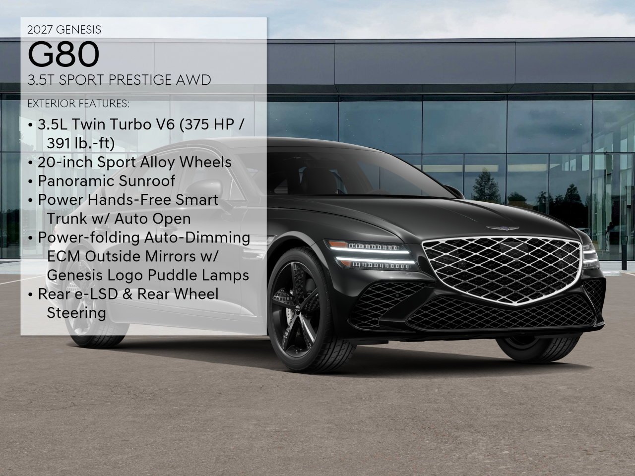 New 2027  Genesis 3.5T SPORT PRESTIGE image 3