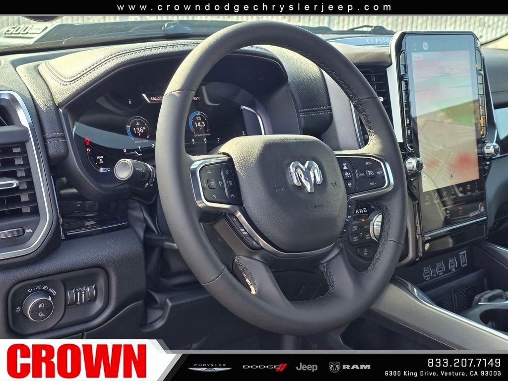 New 2026 Diamond Black Crystal Pearl-Coat Exterior Paint RAM Laramie image 17