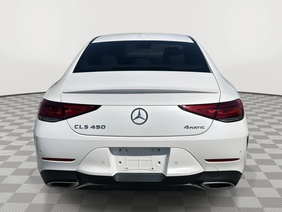 Used 2019 designo Diamond White Bright Mercedes-Benz CLS 450 image 4